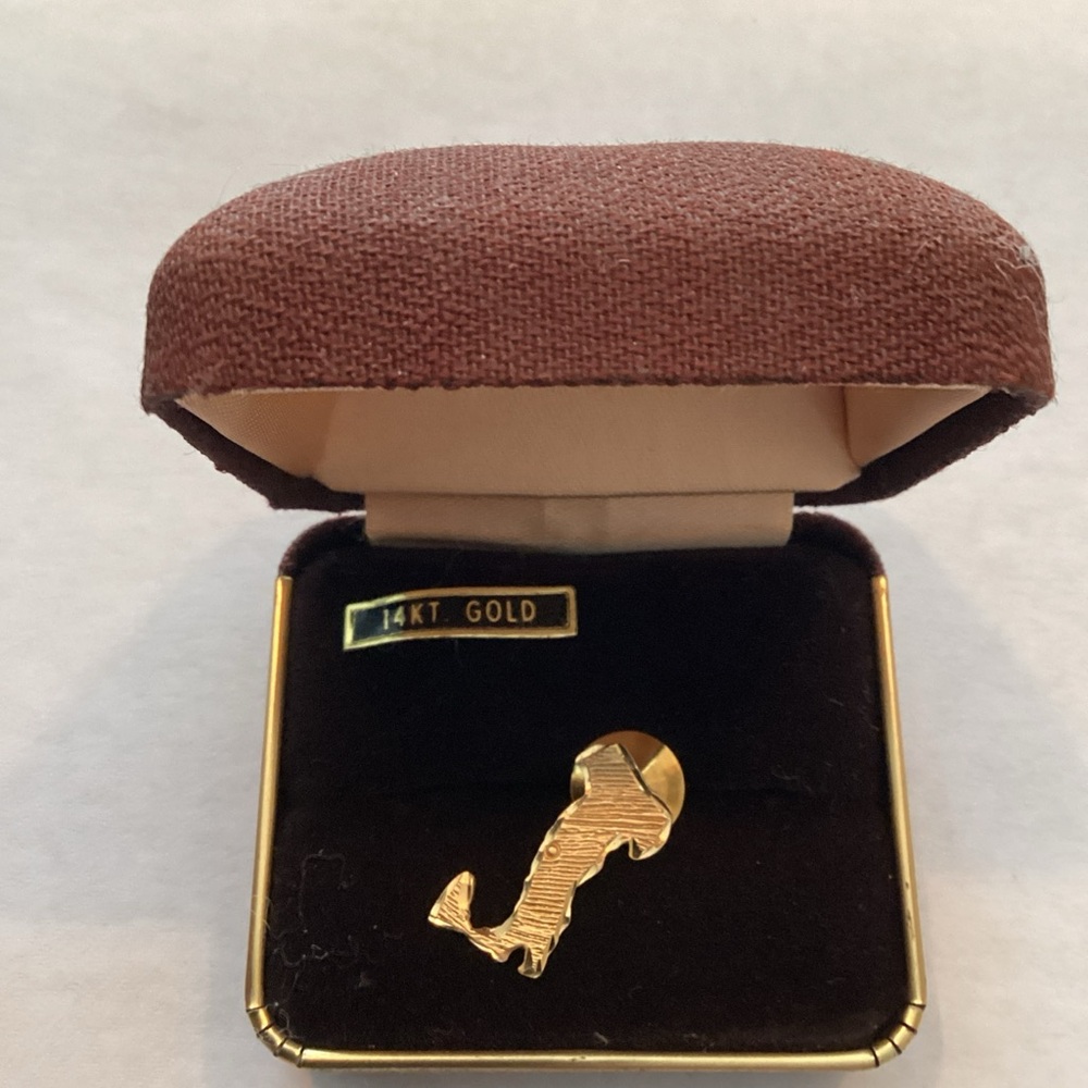 14KT Gold Men’s Tie Tack Pin